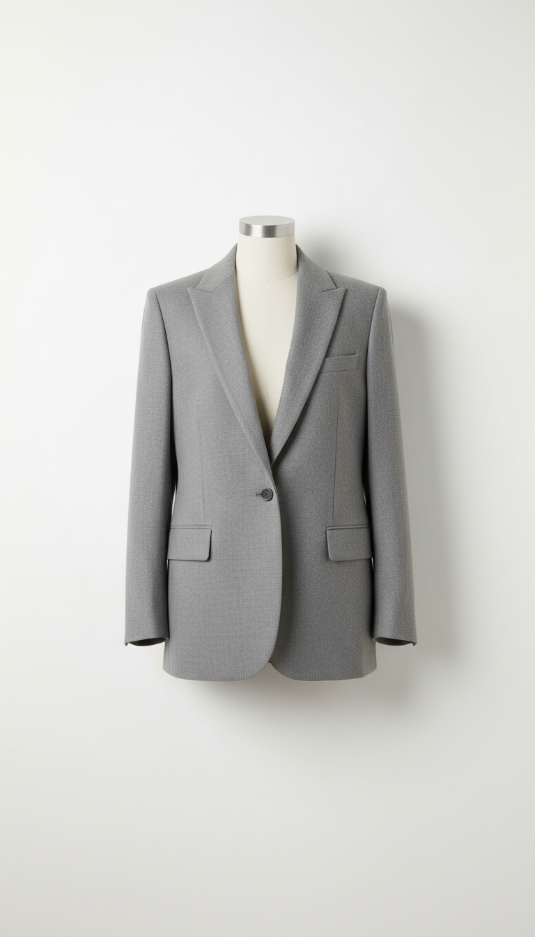 Wool Blend Bomber Jacket